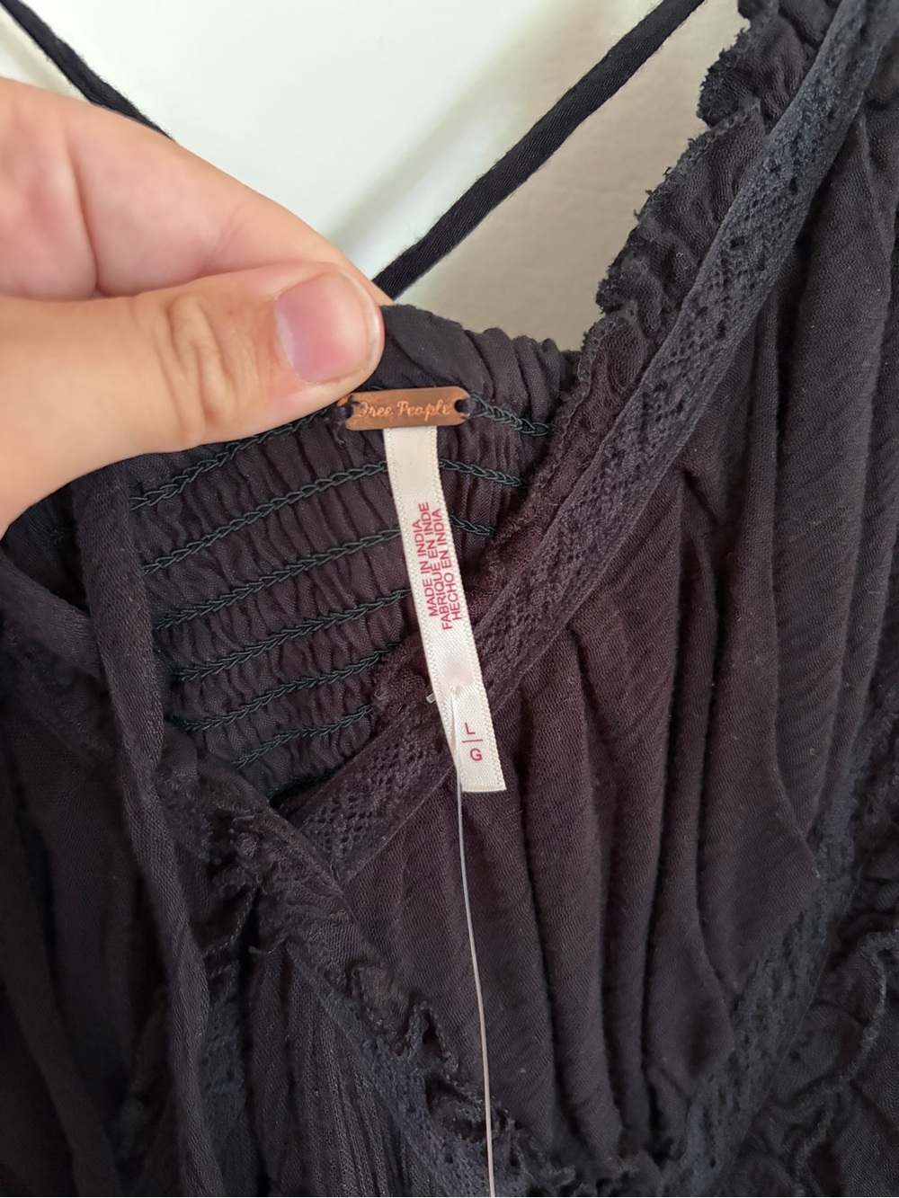 NWT Free People “You’re a Jewel” Maxi Dress in Black - Picture 4 of 10